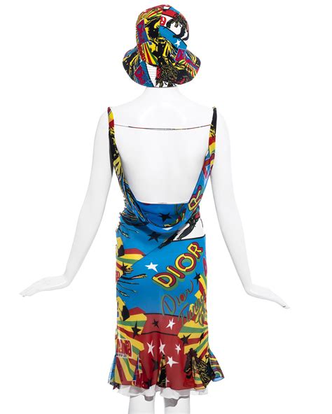 Christian Dior by John Galliano SS 2004 Rasta Mania Tank Top.